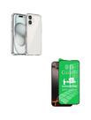 Película Cerâmica Flexível + Capa TPU Para Iphone 16 Plus Película Cerâmica Flexível + Capa TPU Para Iphone 16 Plus