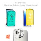 Película de Câmera Traseira + Película Protetora de Cerâmica + Película Fosca P/ Iphone 13 Mini