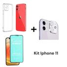 Película De Cerâmica 9D + Película Câmera + Capa Capinha Anti Impacto para Iphone 11