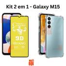 Película de Cerâmica Fosca para Samsung Galaxy M15 + Capa Capinha Anti Impactos Transparente