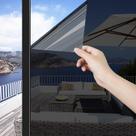 Película de janela Concus-t One Way Mirror Reflective Black Silver