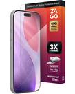 Película de proteção ZAGG para iPhone 17 Pro, vidro temperado 3X mais resistente