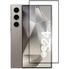 Película de vidro 3D Compatível para Smartphone Samsung Galaxy S24 Ultra com furo para digital