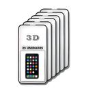 Pelicula de Vidro 3D para Iphone 7 Plus Black Caixa com 25 Unidades
