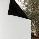 Pelicula Eletrostatica para Vidro Blindex Blackout Preto e Branco 200x60cm