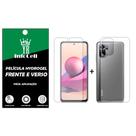 Película Gel Hidrogel HD Frente E Verso para redmi Note 11 SE (Índia)