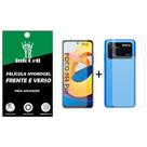 Película Gel Hydrogel Frente E Verso para Xioami Poco M4 Pro Película Gel Hydrogel Frente E Verso para Xioami Poco M4 Pro
