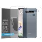 Película Hidrogel HD Frente e Verso Para LG K61 Película Hidrogel HD Frente e Verso Para LG K61