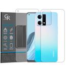 Película Hidrogel HD Frente e Verso Para Oppo Reno 7 5G Película Hidrogel HD Frente e Verso Para Oppo Reno 7 5G