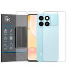 Película Hidrogel HD Frente e Verso Para ZTE Blade A55 Película Hidrogel HD Frente e Verso Para ZTE Blade A55