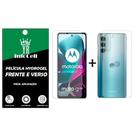 Película Hydrogel HD Frente E Verso Moto G200 Anti Impacto