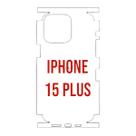 Película Hydrogel Traseira Cobre Laterais Compatível Para iPhone 15 PLus