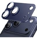 Película Lente Câmera Armadura Metal Para Iphone 17 Pro Max Prateado