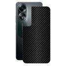 Película para Oppo A58 - Traseira de Fibra de Carbono Preta - Gshield Película para Oppo A58 - Traseira de Fibra de Carbono Preta - Gshield