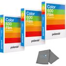 Película Polaroid Color 600 Kit com 3 Pacotes e 24 Fotos