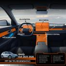 Película PPF Interior Completo Geely Ex5 2025 2026