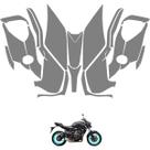 Película PPF Tanque Carenagem Yamaha MT07 15 25