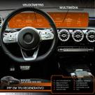 Película PPF Velocímetro Multimídia CLA 35 AMG 20 23