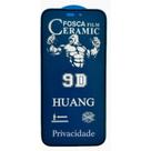 Película Privacidade Cerâmica Fosca Compatível com iPhone 11 e XR Proteção Premium Anti Spy