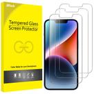 Película protetora de tela de vidro temperado JeTech para iPhone 14 6.1 Película protetora de tela de vidro temperado JeTech para iPhone 14 6.1