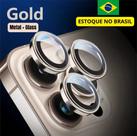 Película Protetora Para Lente Câmera iPhone 16 Pro e 16 pro Max e iPhone 16 e 16 plus