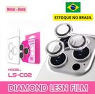 Película Protetora Para Lente Câmera iPhone 16 Pro e 16 pro Max e iPhone 16 e 16 plus