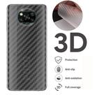 Película Skin Verso Fibra de Carbono Compatível Para Mi Poco X3 NFC + Película da Câmera