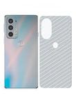 Película Skin Verso Fibra de Carbono + Película Gel Hidrogel Hd Para Moto E20