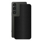 Película Sony Xperia 1V-Traseira Fibra Carbono Preta-Gshield