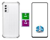 Pelicula Vidro 3d + Capa Anti Impacto Para Galaxy M52
