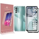 Pelicula Vidro 3D + Capa COM BORDA Para Moto G62 XT2223 6.5