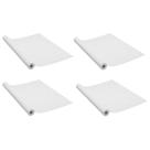 Películas de porta vidaXL autoadesivas de madeira branca PVC 210x90cm 4x