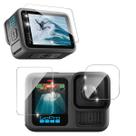 Películas Vidro Lente e LCD Frontal e Traseiro para GoPro 13 Black