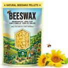 Pellets de cera de abelha natural UNOTENA 2,2 kg para fabricação de velas Pellets de cera de abelha natural UNOTENA 2,2 kg para fabricação de velas