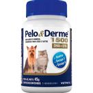 Pelo e Derme 1500 Suplemento omega 3 e 6 dermatite 30 ou 60 comprimidos