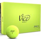 Pelotas de Golf Vice Golf Pro Soft Lima Paquete de 12