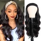 Peluca con Diadema Olímaruly de Cabello Virgen Brasileño 18" Ondulado Corporal