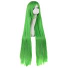 Peluca de Cosplay MapofBeauty Larga y Recta 100 cm - Verde Fluorescente