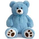Peluche de pelúcia HollyHome Teddy Bear de pelúcia de 36 polegadas azul