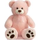 Peluche de pelúcia HollyHome Teddy Bear de pelúcia de 36 polegadas rosa