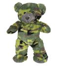 Peluche de ursinho de pelúcia Stuffems Toy Shop Cuddly Soft 20 cm Camo