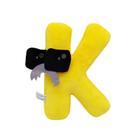 Pelúcia Alfabeto Lore Letra K Amarela 21,5 cm para Crianças Pelúcia Alfabeto Lore Letra K Amarela 21,5 cm para Crianças