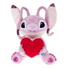 Pelúcia Angel Coração Rosa Multilaser BR1514 Pelúcia Angel Coração Rosa Multilaser BR1514