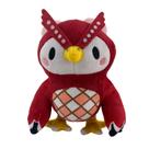 Pelúcia Animal Crossing Blathers Coruja Vermelha 21 cm