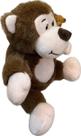 Pelúcia Animal Macaco Macaquinho Safari 25 Cm