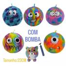 Pelúcia Bola Inflável Monstros Malucos Brinquedo Infantil Divertido Macio Colorido Sortido Personage