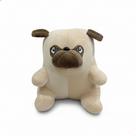 Pelúcia Cachorro Infantil 30cm Antialérgica Lavável com Zíper