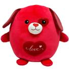 Pelucia Cachorro Love 30CM CAA0103 Vermelho