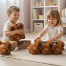 Pelúcia Capivara 15cm Brinquedo Fofinho Marrom Pequeno Presente Infantil Lembrancinha Festa Marrom