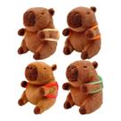 Pelucia Capivara C/Mochilinha de Fruta 30CM Sortida Caa Toys CAA0122